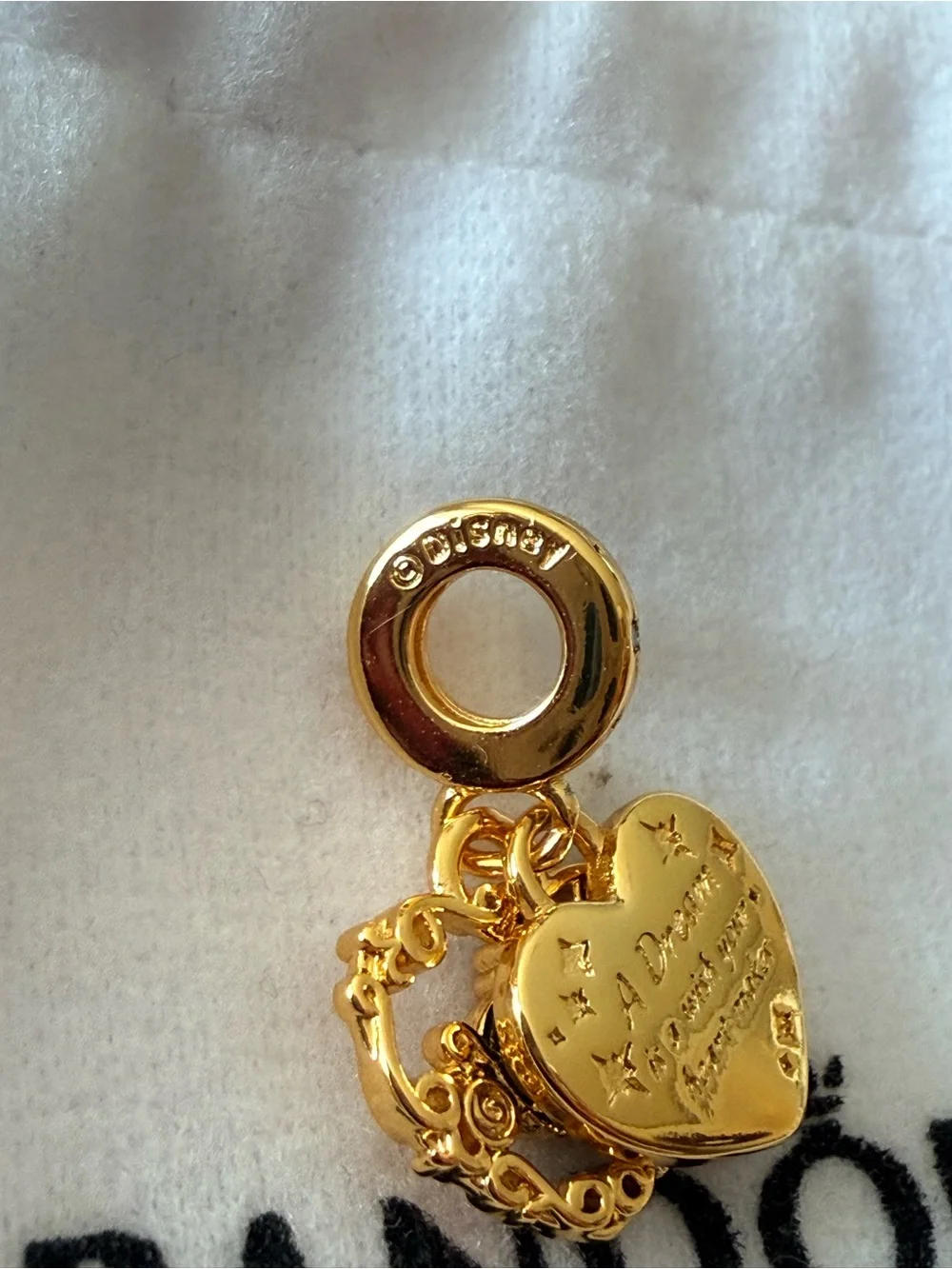 Pandora Disney Cinderella’s Carriage & Heart Double Dangle Charm